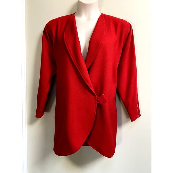 JEAN MUIR London Vintage Designer Skirt Jacket Suit~US 8/10/12~Made in England - Picture 4 of 9